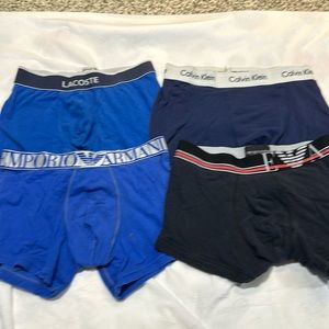 Variety pack of boxer briefs. 3 designer brands! ❤️❤️❤️